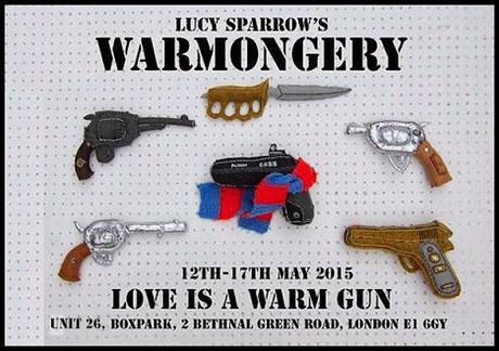 The Warmongery by Lucy Sparrow At BoxPark London