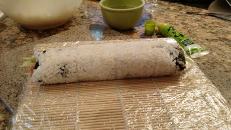 Homemade sushi adventure! First time tackling sushi at home and...