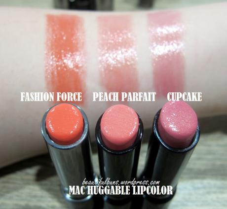 First peek: Swatches of MAC Huggable Lipcolor lipsticks Mac Huggable Lipcolor swatch (3)