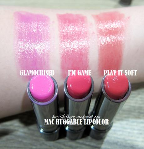 First peek: Swatches of MAC Huggable Lipcolor lipsticks Mac Huggable Lipcolor swatch (7)