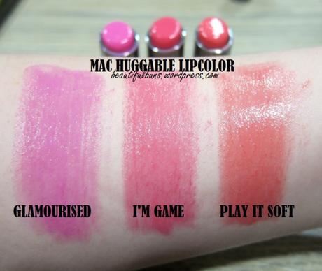 First peek: Swatches of MAC Huggable Lipcolor lipsticks Mac Huggable Lipcolor swatch (8)