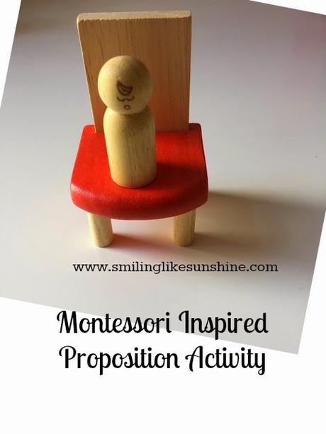 Montessori Inspired Proposition Activity