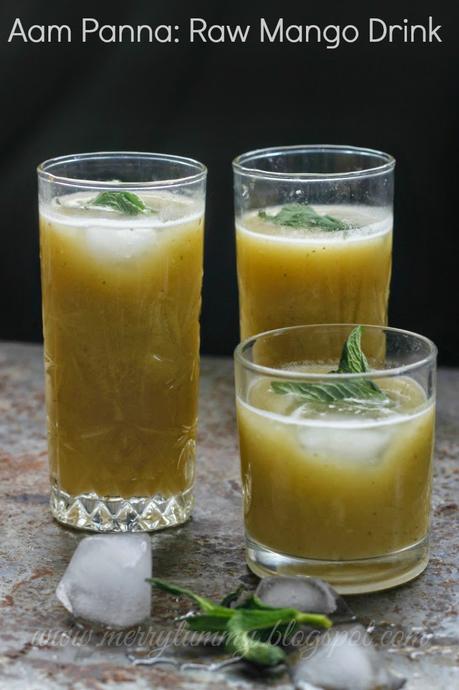 Aam Panna: Raw Mango (kairi) Drink: Indian Summer Cooler