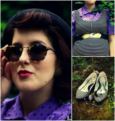 Four Ways to Wear a Vintage Printed Blouse | www.eccentricowl.com