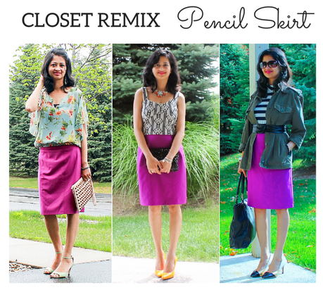 3 Ways to Style a Pencil Skirt