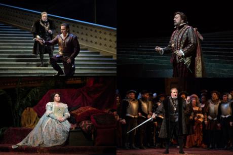 Scenes from Verdi's Ernani (Photo: Marty Sohl / Met Opera)