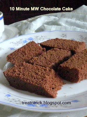 10 Minute MW Chocolate Cake 10 Minute MW Chocolate Cake