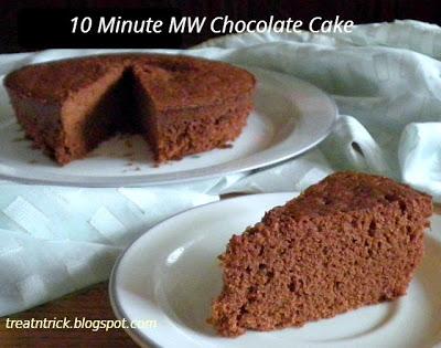 10 Minute MW Chocolate Cake 10 Minute MW Chocolate Cake