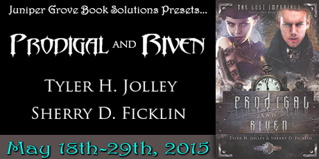 Prodigal and Riven by Sherry D. Ficklin and Tyler Hall: Tens List with Excerpt photo Prodigal-Riven-Tour-Banner.png