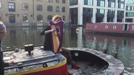 Catrin Finch at the London Canal Museum