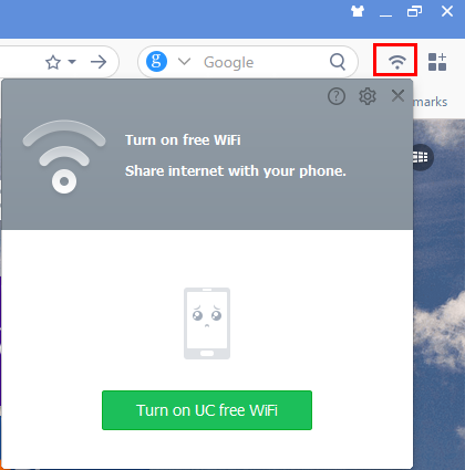 WiFi Hotspot and Better Performance on UC Browser Beta for PC 5.0 UC Browser Update 5.0