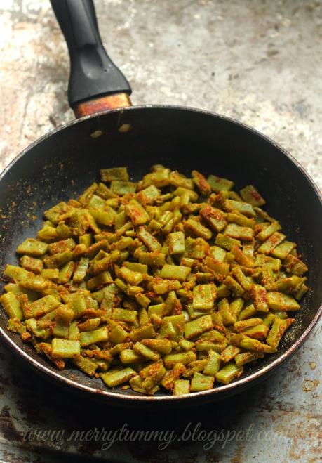 Beans Ki Subji: Indian Style Beans Stir Fry: Healthy Side