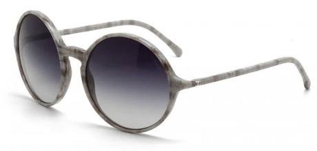 Chanel glasses: timeless iconic eyewear Rounded design with extra slim temples and light marbled frame (model 5279, Signature Line)