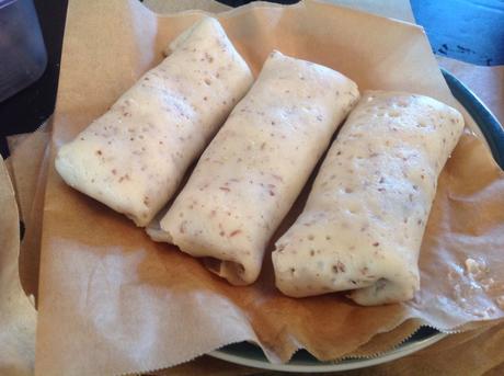 Vegan Strawberry Cheese Blintzes with Strawberry Basil Compote and GO Veggie!® Cream Cheese Strawberry Blintzes (12)