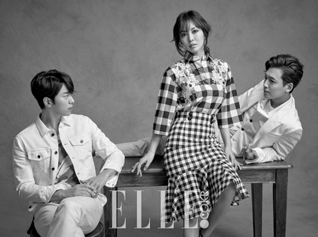 Kim So Yeon, Jung Kyung Hyo, Yoon Hyun Min in Elle Korea Eye Candy : Falling For Innocence