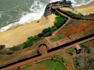 The Bekal fort is one of the main attractions