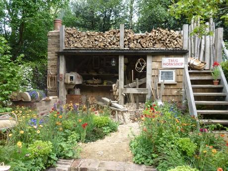 More Shopping at the Chelsea Flower Show trugmaker stand at the Chelsea Flower Show