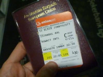 How to Get a Kuwait Tourist Visa on Arrival at Kuwait International Airport Flying to Kuwait from Istanbul in Turkey