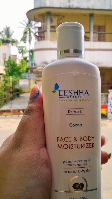 Eeshha Herbal Cocoa Face and Body Moisturizer Review