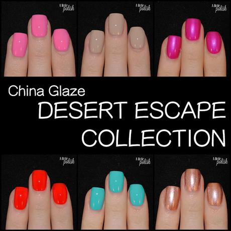 China Glaze: Desert Escape Collection Swatches & Review