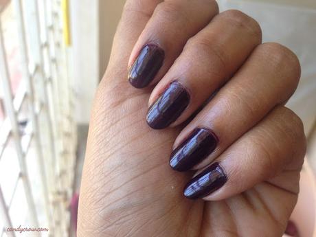 OPI Black Cherry Chutney Review and swatches