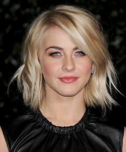 YOUR INSPIRATION PHOTO:  Julianne Hough...even though she's in her twenties and I am clearly not in my twenties, her cut has a lot of style. Plus, her texture is a lot like my own. Sometimes, she wears it wavy.