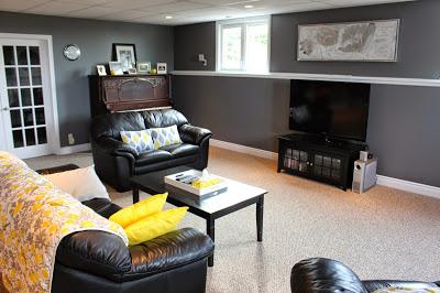 Our Basement Family Room - The Big Reveal!
