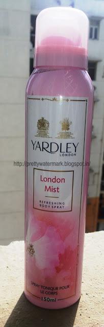 Review-Yardley London-London Mist Body Spray