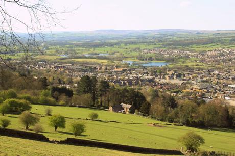 View of Otley from The Chevin