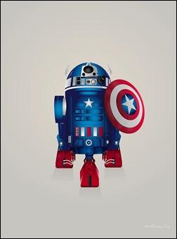 R2-D2 Captain America