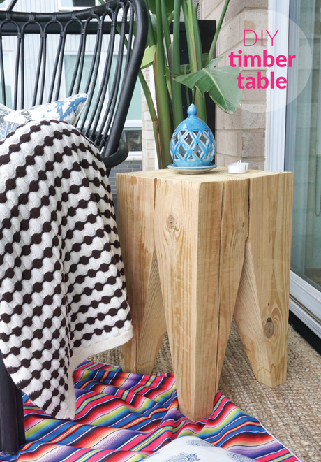 DIY Timber Side Table | Francois et Moi