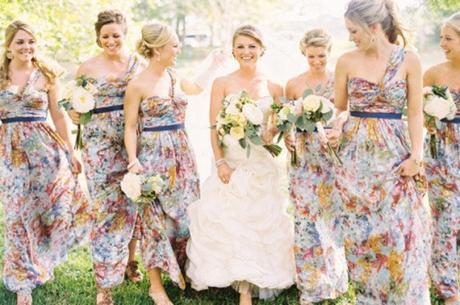 Wedding Inspiration: Sweet,  Chic, and Glam Uniformed Looks for the Bridesmaids