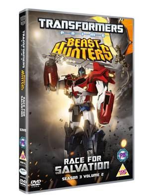 Win Transformers Prime Beasthunters - Race for Salvation DVD