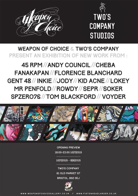 Weapon of Choice Group Exhibition in July