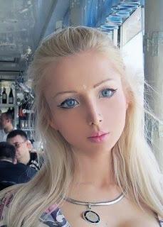 the new human barbie .... Angelica Kenova and the earlier Valeria Lukyanova