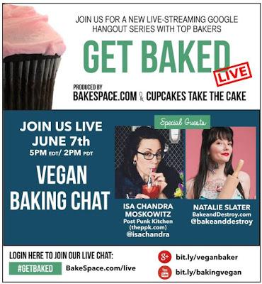 #GETBaked Vegan Bakers Chat on Sunday