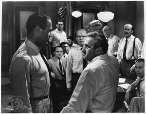 Henry Fonda & Lee J. Cobb wielding a switchblade