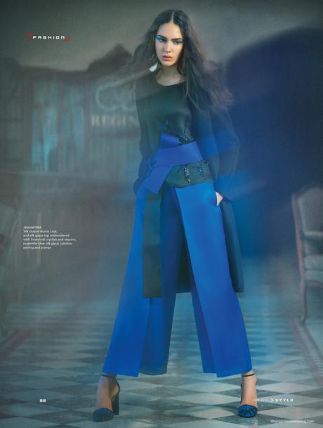 Tako Natsvlishvili in Haute Couture by Benjamin Kanarek for STYLE SCMP Cover Story Tako Natsvlishvili in Armani Privé for SCMP Style © Benjamin Kanarek