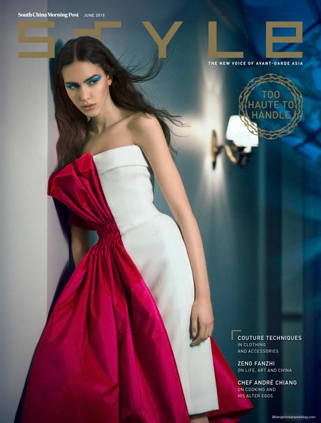 Tako Natsvlishvili in Haute Couture by Benjamin Kanarek for STYLE SCMP Cover Story Tako Natsvlishvili in Gaultier Paris for SCMP Style Cover © Benjamin Kanarek