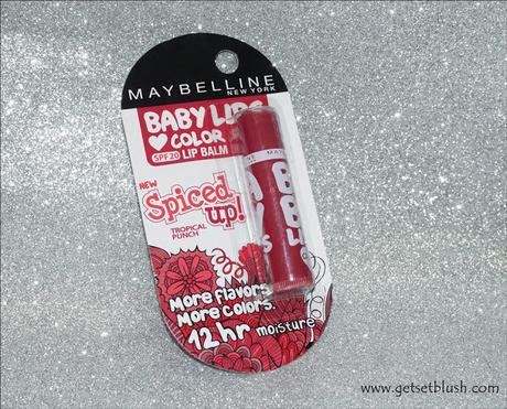 Maybelline Baby Lips Spiced Up Lip Balm in Tropical Punch-Review,Swatches
