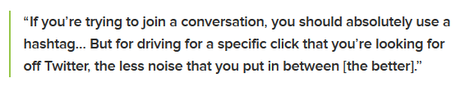 Leaving Hashtags or Mentions is Better for Clicks : New Twitter Study Suggests Leaving Hashtags or Mentions is Better for Clicks : New Twitter Study Suggests