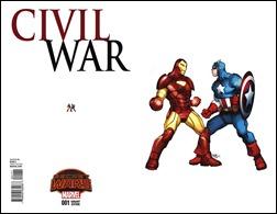 Civil War #1 Cover - Ferry Ant-Sized Variant