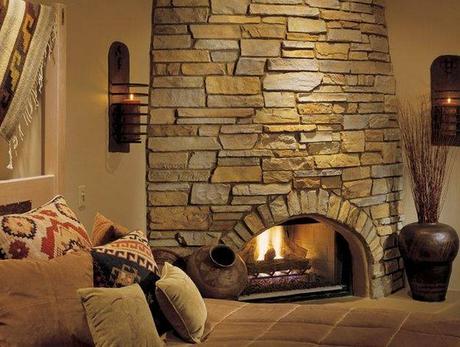 country-style-corner-round-fireplace-stone-tile