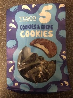 Today's Review: Tesco Cookies & Kreme Cookies