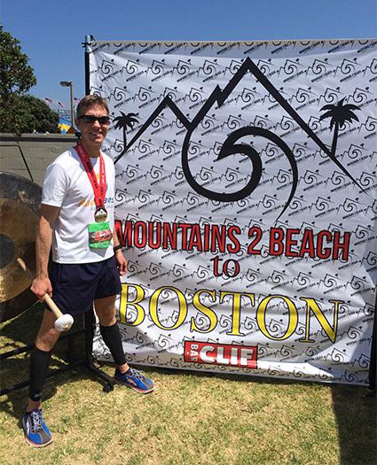 Boston Qualifying Mike Sohaskey at Mountains 2 Beach Marathon