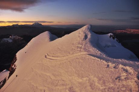 The final ridge to the summit.