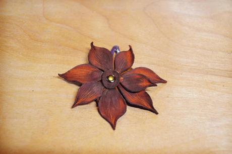 Soft Star Playday - Handmade Leather Flower