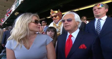 The King Watches The Triple Crown Winner