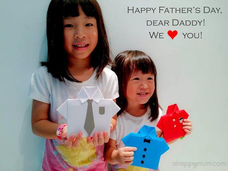 Creativity 521 #71 - DIY Shirt Card for Daddy {Happy Father's Day 2015}