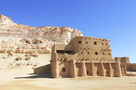 Particularly famous for its mud-brick buildings, shown here is a hotel